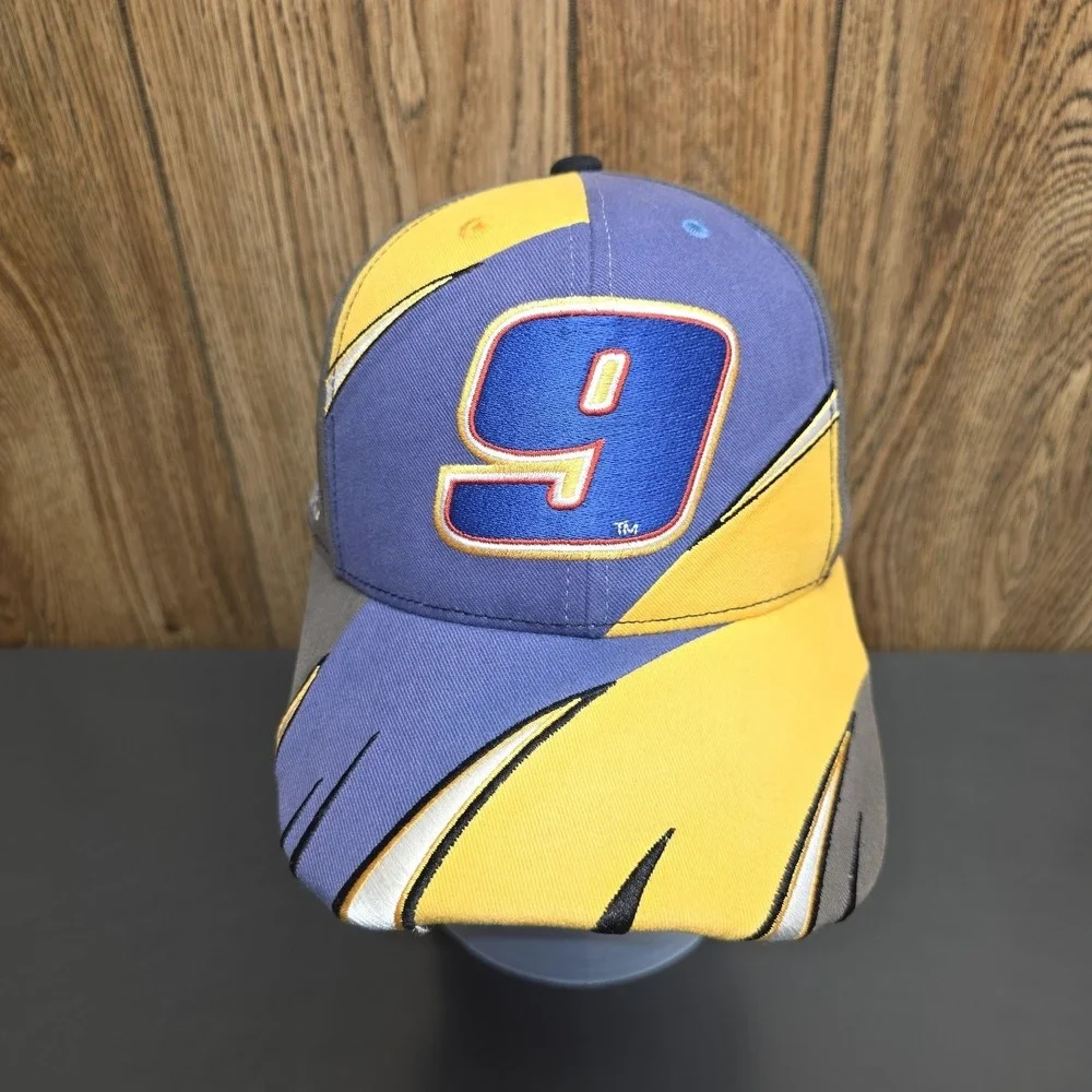 Hendrick Motorsports Hat Cap Strap Back Mens One Size NASCAR Racing 9 Blue